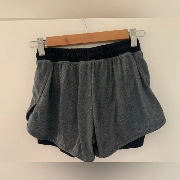 Champion size xs gray and black athletic shorts - Picture 2 of 4